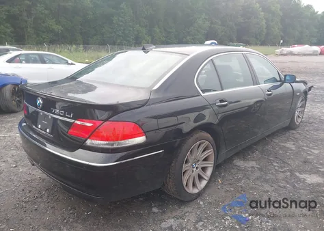 2007 BMW 750Li z USA, uszkodzony, nr VIN WBAHN83517DT71095